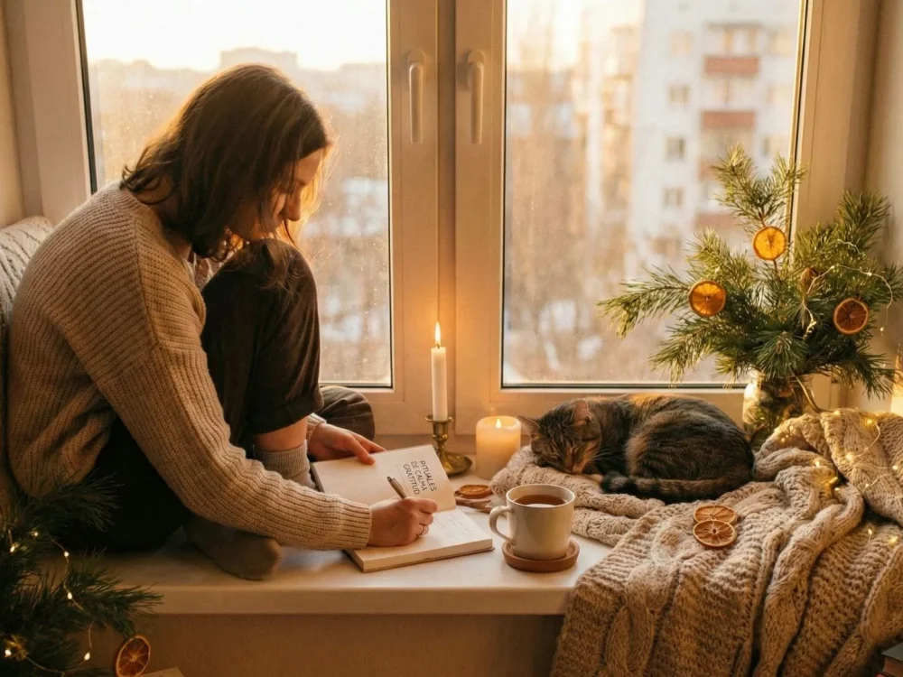 Rituales de calma para cerrar el año con intención y gratitud